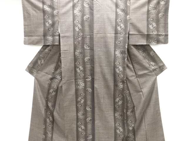 JAPANESE KIMONO / UNUSED DORO OSHIMA TSUMUGI (7 maruki)
